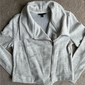 Banana Republic Textured Knit Moto Jacket